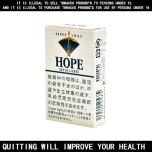 Hope Cigarettes Super Lights 6mg 10 Pack Price In Australia