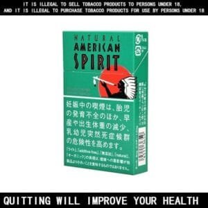 Natural American Spirit Cigarettes organic mint 9mg 10 Pack Price